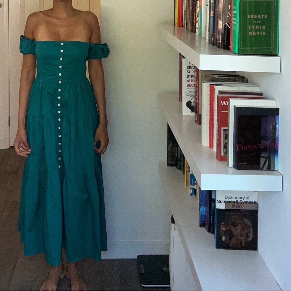 Staud Elio off the shoulder cotton dress NWOT